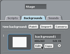 How to edit the stage